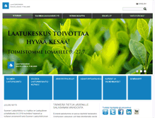Tablet Screenshot of laatukeskus.fi